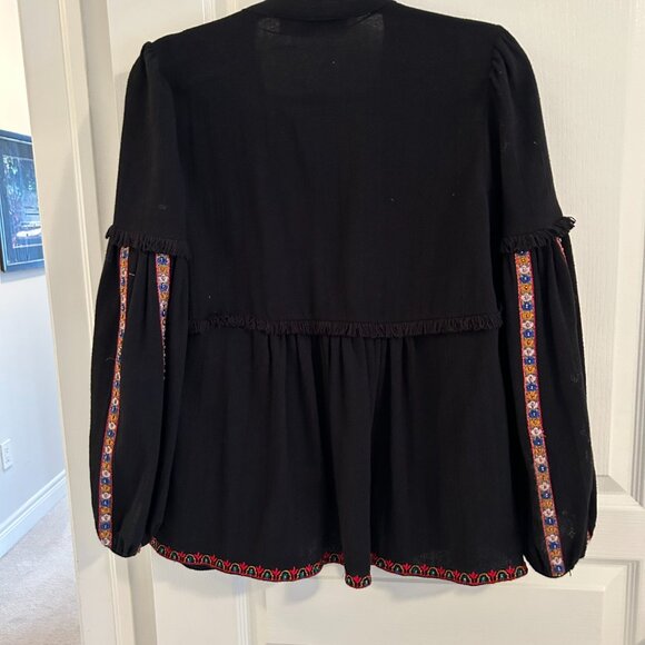 Boho Embroidered Jacket – Festival Chic / Casual Boho Vibe - Picture 3 of 6